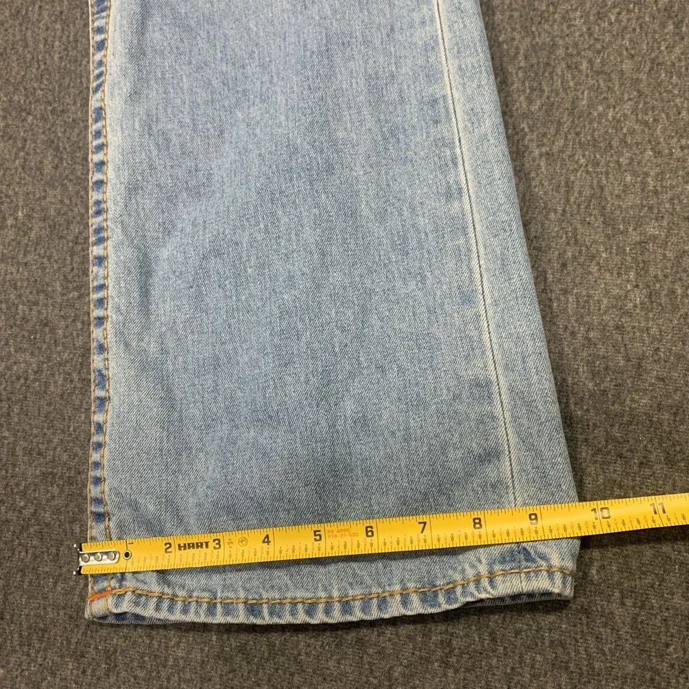 True Religion Big T World Tour Men's Straight Mid Rise Blue Denim Jeans 40x33